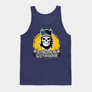 Cool Viking Skeleton Tank Top